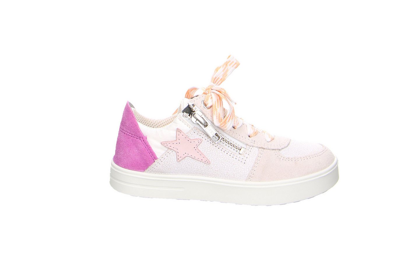 Superfit Superfit Velour Schnüschuhe Mädchen beige Klettschuh von Superfit