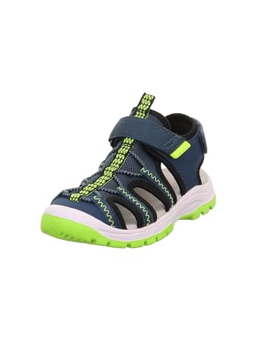 Superfit Jungen Tornado Light Sandale, Blau Gelb 8010, 28 EU Weit von Superfit