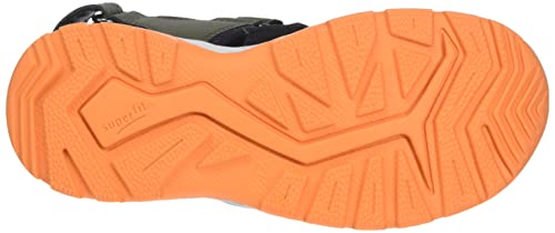 Superfit Jungen Tornado Light Sandale, Grün Orange 7000, 29 EU von Superfit