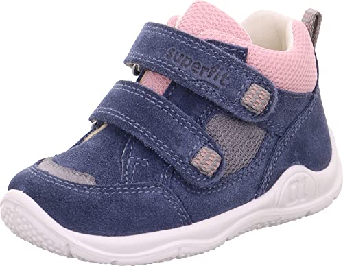 Superfit Baby-Mädchen Universe Lauflernschuhe, BLAU/ROSA 8040, 21 EU Weit von Superfit