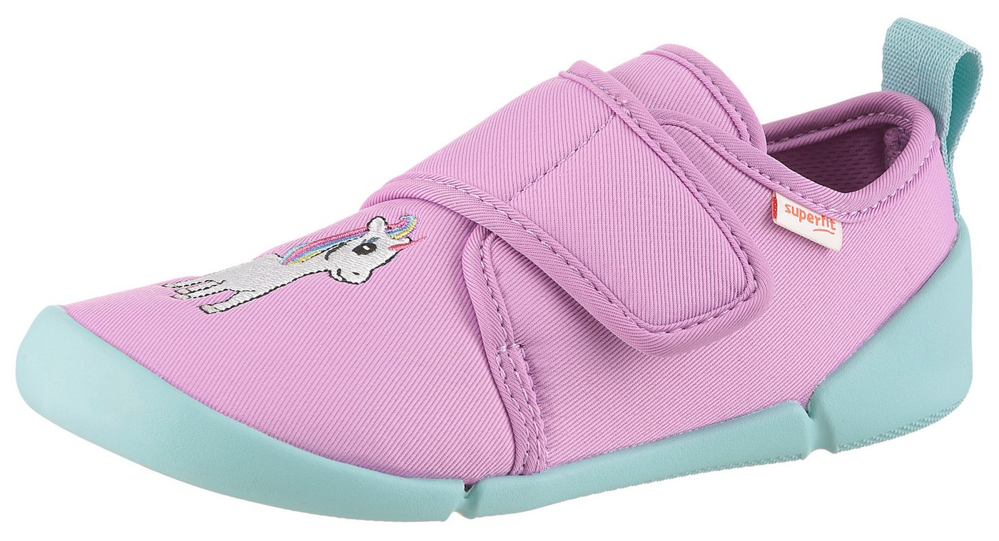 Superfit VENTI WMS: Weit Hausschuh Barfußschuh mit Klettverschluss, Größenschablone zum Download von Superfit