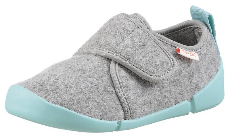 Superfit VENTI WMS: Weit Hausschuh Kindergartenschuh mit Schurwolle, Größenschablone zum Download von Superfit