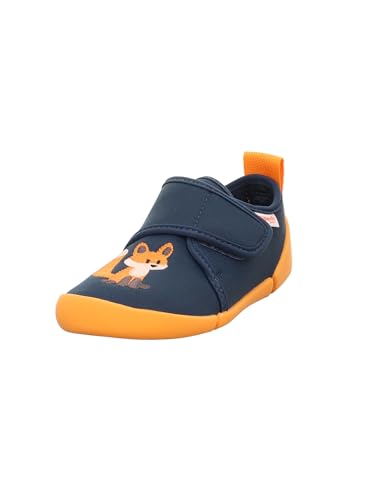 Superfit Jungen Venti Blau/Orange 8000 Hausschuh, Blau Orange 8000, 30 EU Weit von Superfit