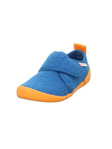 Superfit Venti 1-006701 Hausschuh, BLAU/ORANGE 8000, 30 EU Weit von Superfit