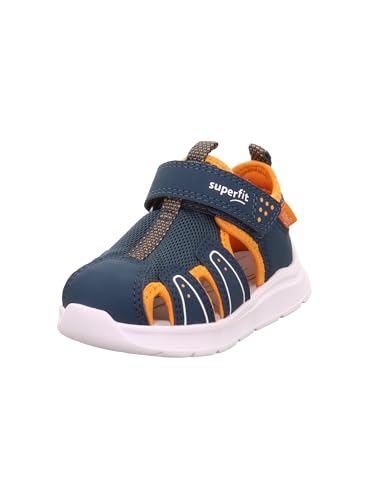Superfit Wave Sandale, Blau/Orange 8080, 21 EU Weit von Superfit