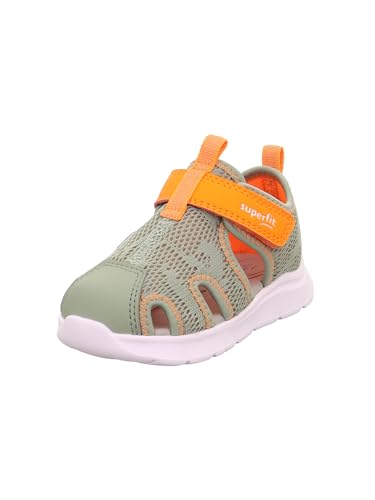 Superfit Wave Sandale, Hellgrün/Orange 7500, 26 EU von Superfit