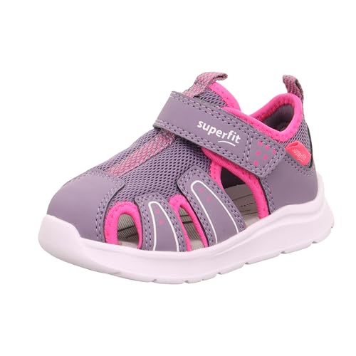 Superfit Wave Sandale, Lila/Pink 8510, 28 EU Weit von Superfit