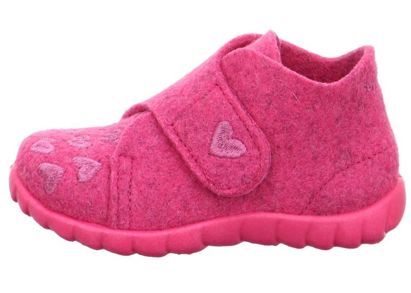 Superfit superfit Kinder Hausschuh HAPPY 1-800291-5500 WOLLFILZ pink Hausschuh von Superfit