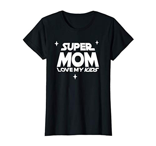 Super Mutter liebt ihre Kinder T-Shirt Super Mutter liebt ihre Kinder T-Shirt von Superfrau Mutter Spruch