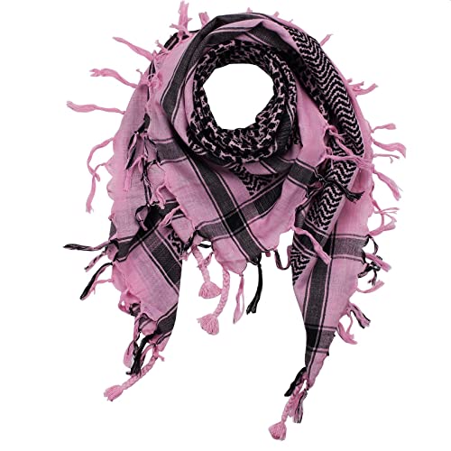 Superfreak Palituch - rosa - schwarz - 100x100 cm - Pali Palästinenser Arafat Tuch - 100% Baumwolle von Superfreak
