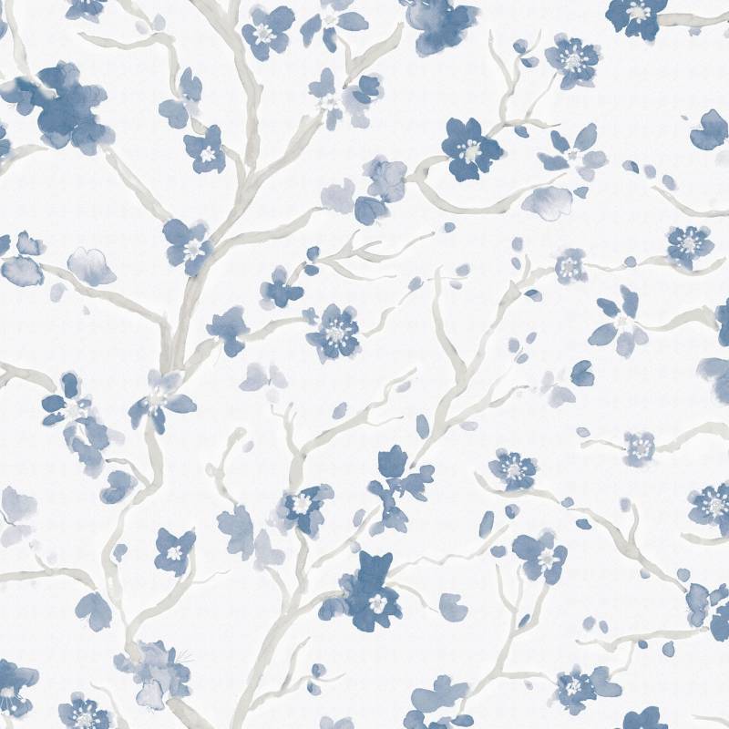Superfresco Easy Vliestapete, geblümt, Uni Blau - 10mx53cm von Superfresco Easy