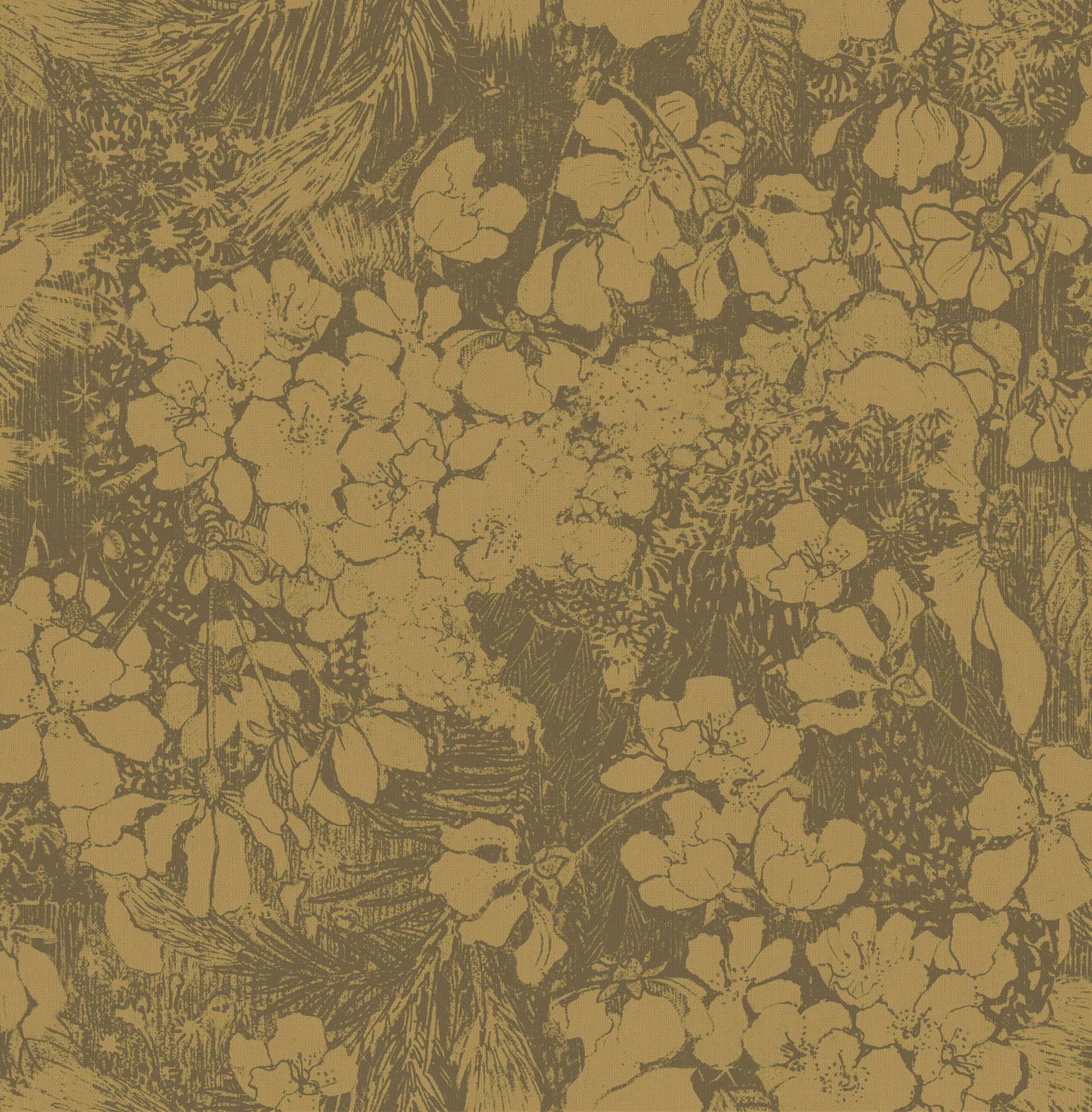 Superfresco Easy Vliestapete "Arts & Craft Ocker" grafisch texturiert grafisch von Superfresco Easy