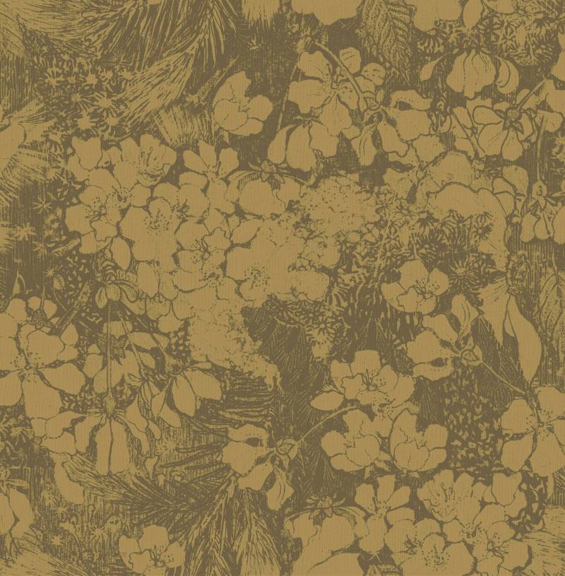 Superfresco Easy Vliestapete "Arts & Craft Ocker" grafisch texturiert grafisch von Superfresco Easy