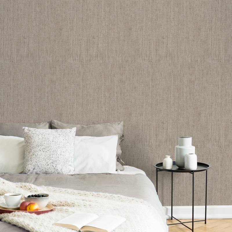 Superfresco Easy Vliestapete "Canvas" Leinenoptik geprägt 10mx52cm (ca. 5m2) von Superfresco Easy