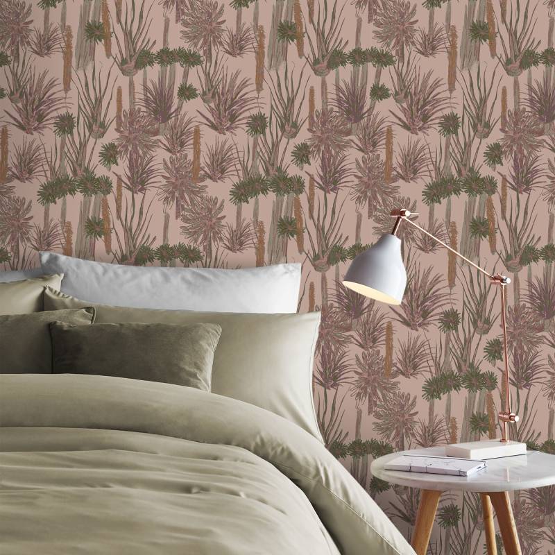 Superfresco Easy Vliestapete "Gobi Light and Old", gemustert, Gobi rosa 10 m x 0.52 m von Superfresco Easy
