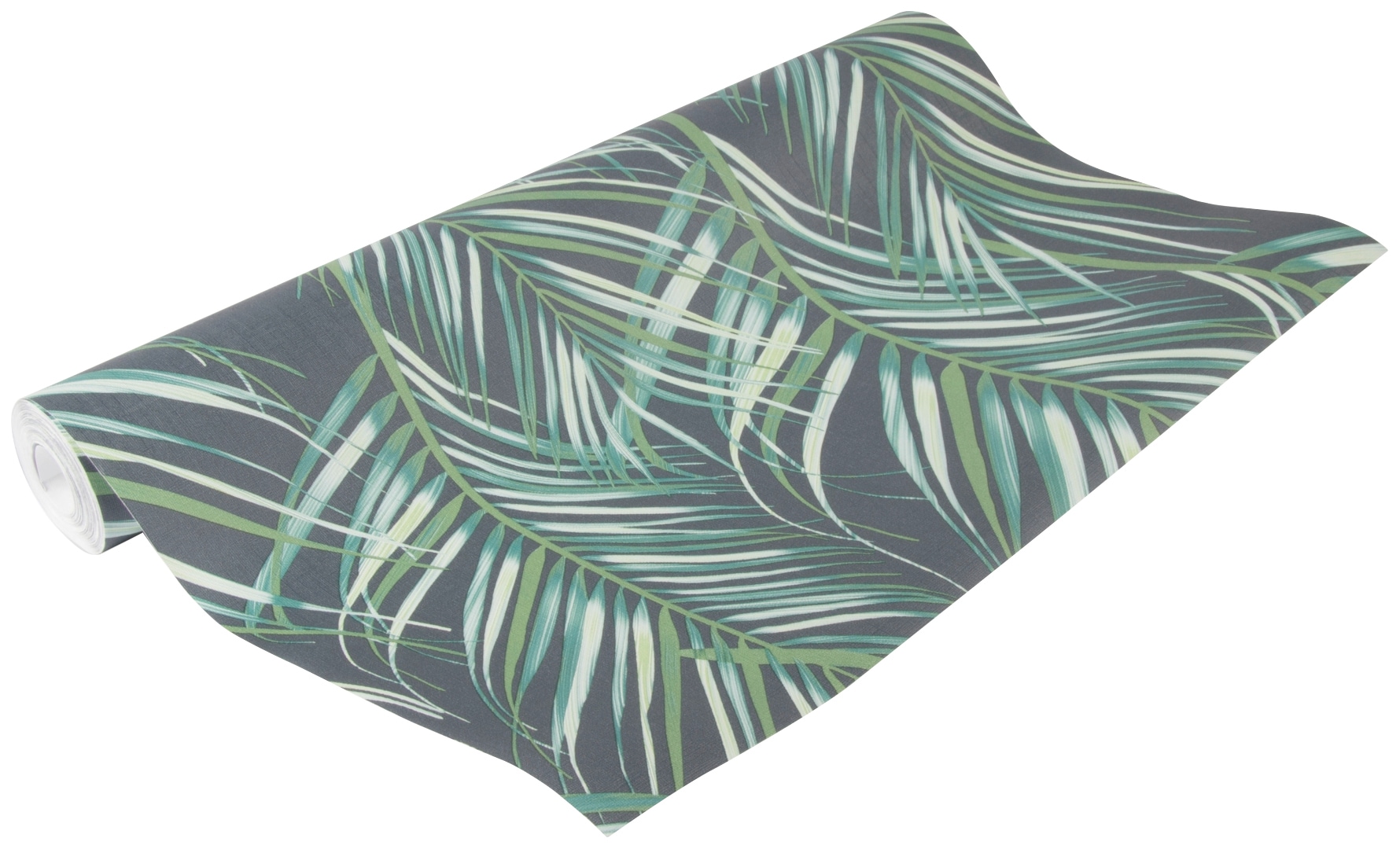 Superfresco Easy Vliestapete "Palm Blätter - Grün" animal print geprägt FSC zertifiziert, mit lebhaftem Druck, 10 Meter Länge von Superfresco Easy