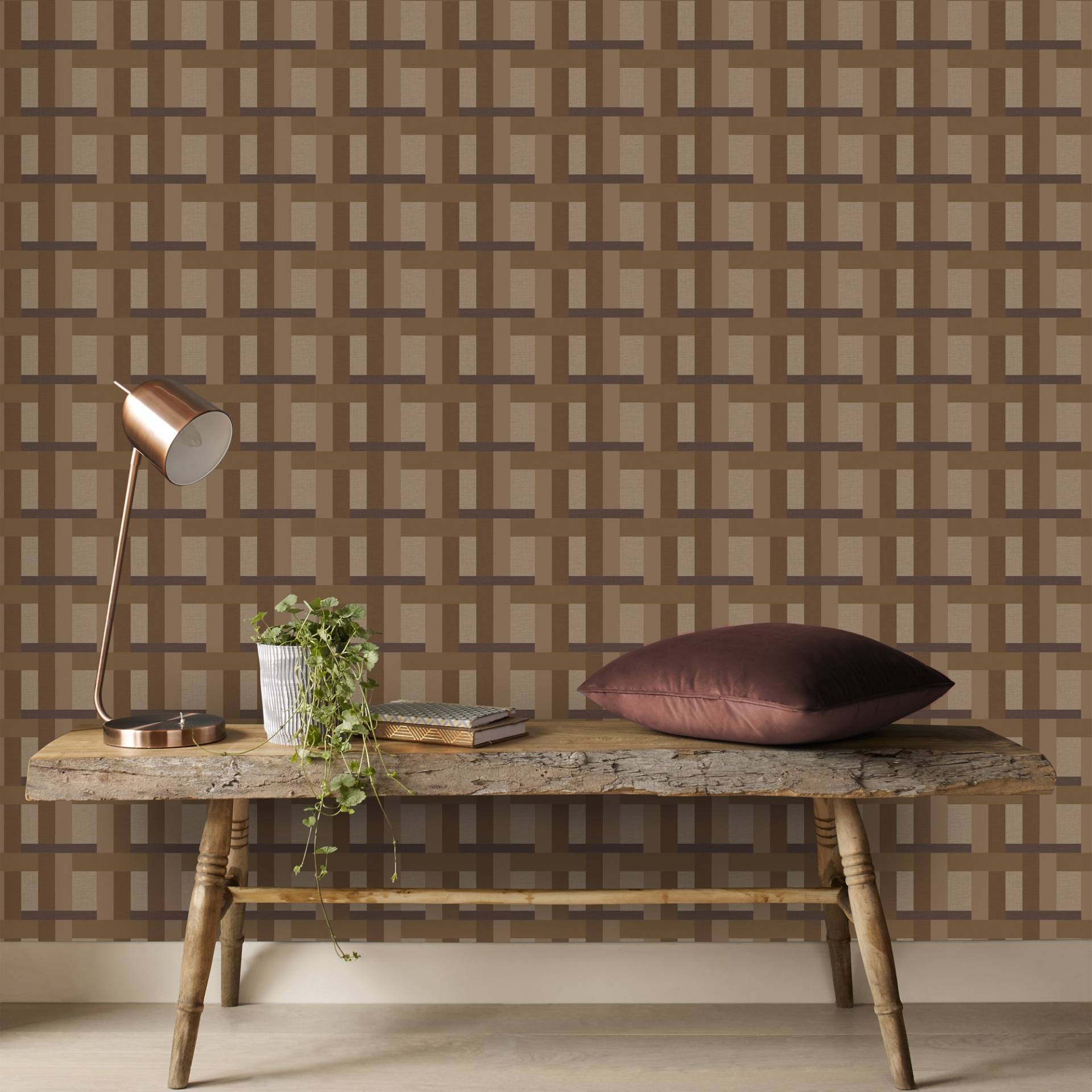 Superfresco Easy Vliestapete "Perfect Symmetry" 3D-Optik geprägt 10mx52cm (ca. 5m2) von Superfresco Easy