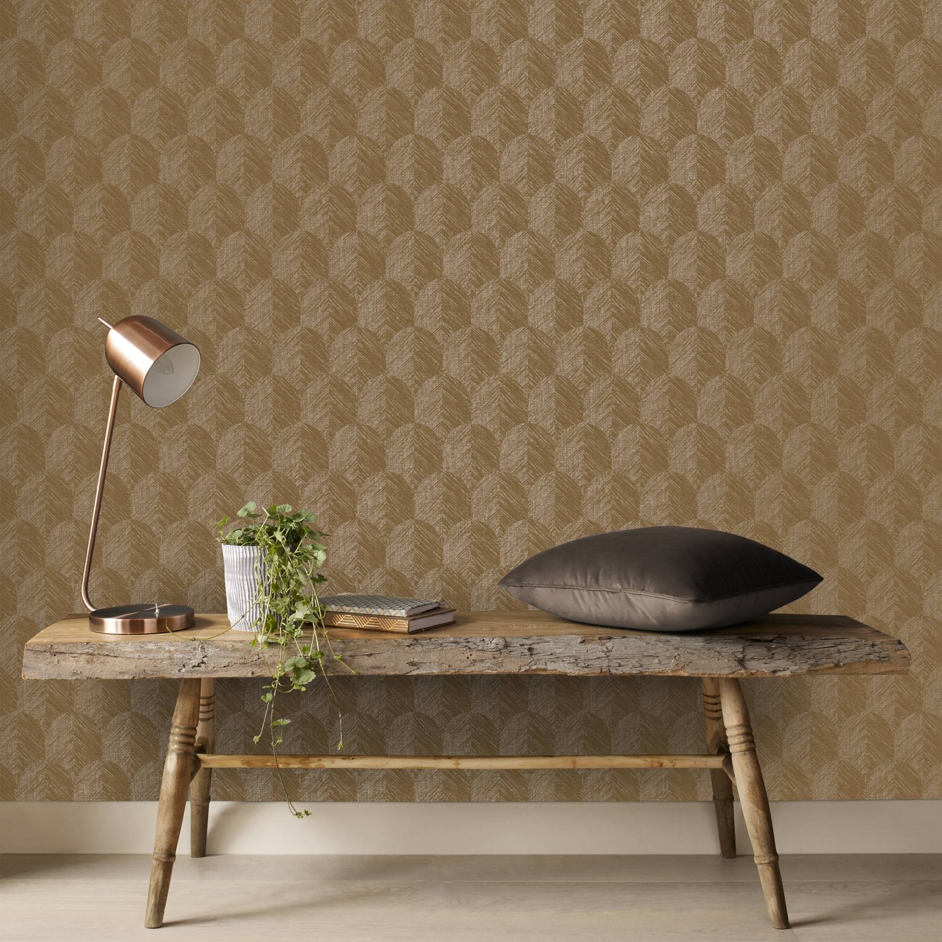 Superfresco Easy Vliestapete "Romee" geometrisch geprägt 10mx52cm (ca. 5m2) von Superfresco Easy