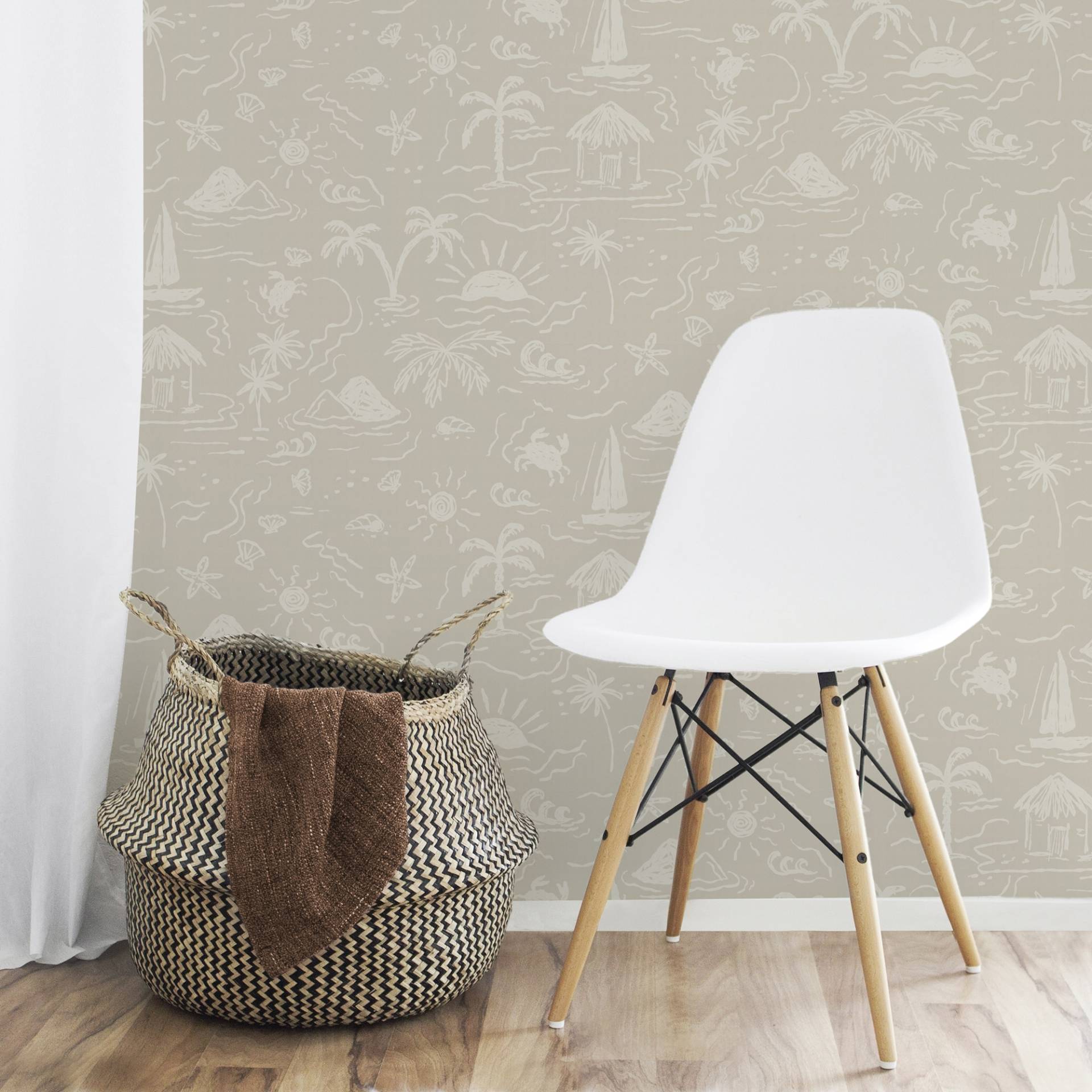 Superfresco Easy Vliestapete "Sonnenuntergangsinsel" Strand glatt Design Tapeten von Superfresco Easy