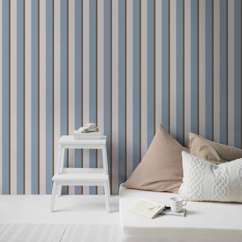 Superfresco Easy Vliestapete "Streifen" gestreift glatt 10mx52cm (ca. 5m2) von Superfresco Easy