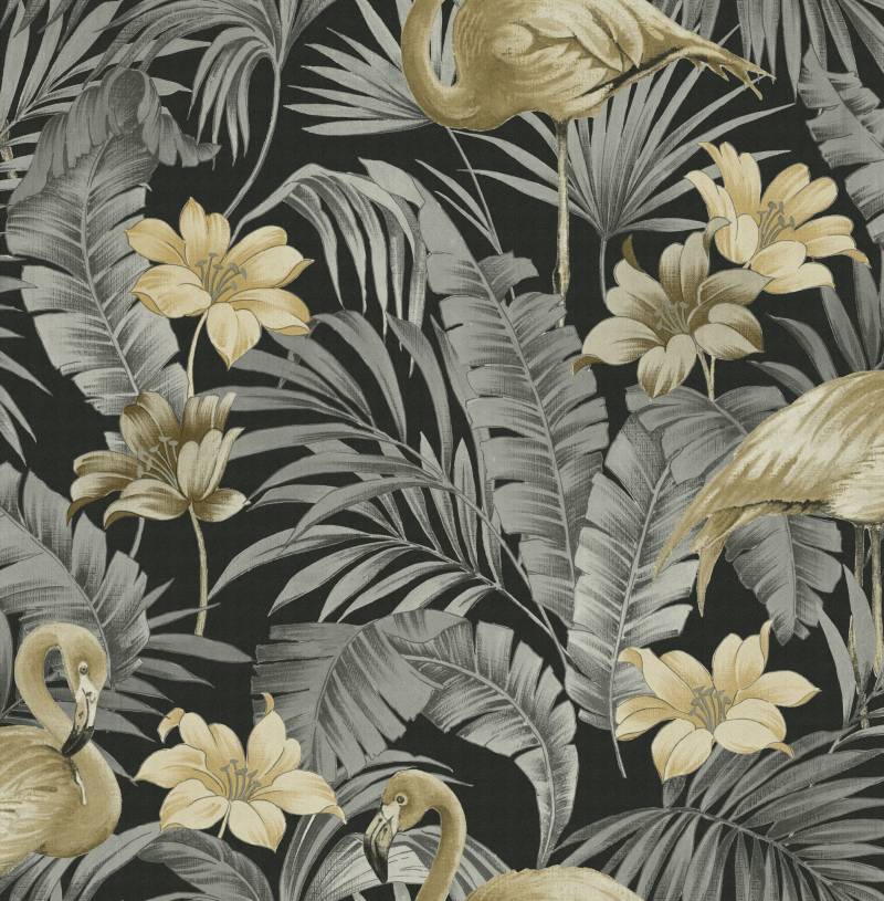 Superfresco Easy Vliestapete "Superfresco Easy Sandrine Tropics Dark", geblümt, Superfresco Easy Sandrine Tropics Dark von Superfresco Easy