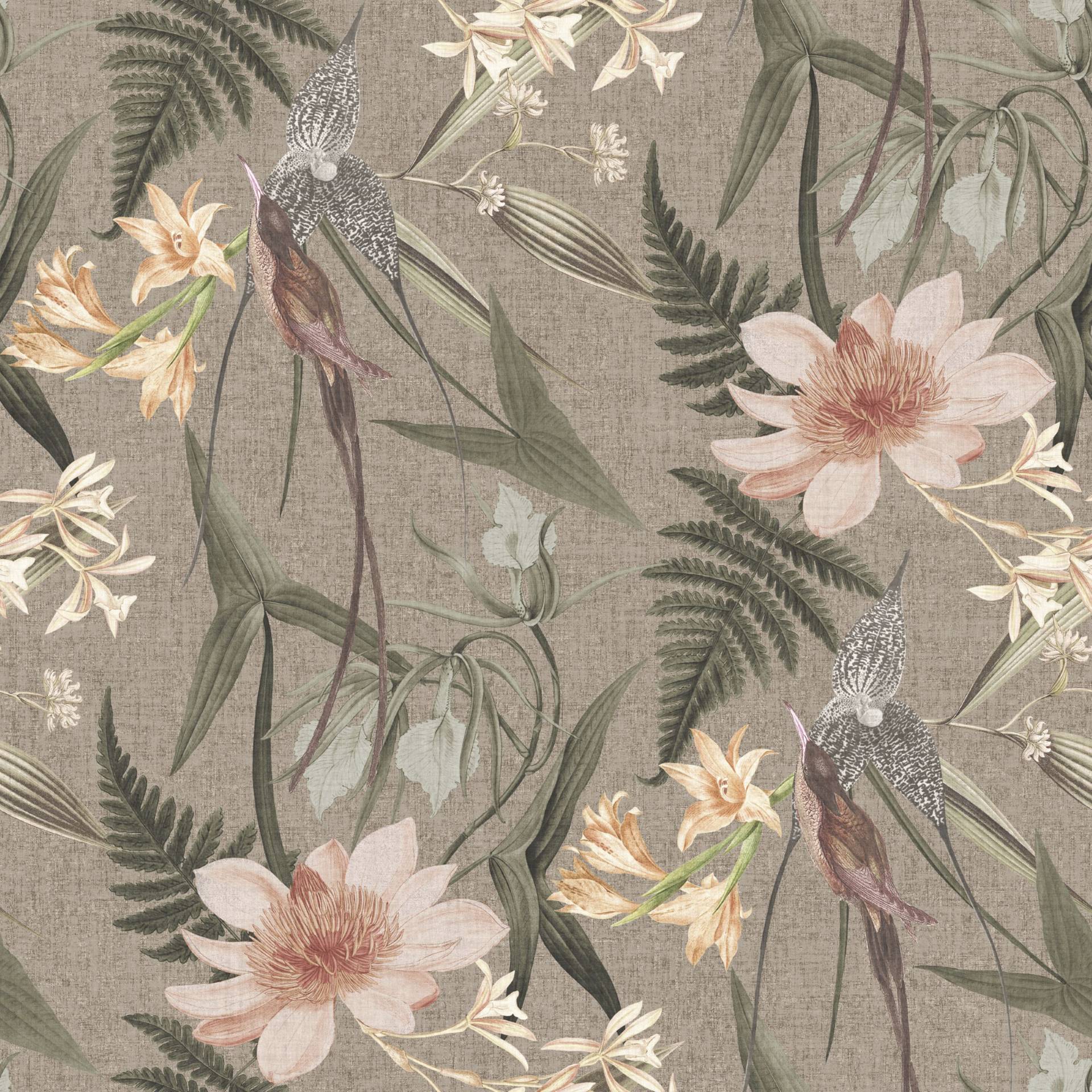 Superfresco Easy Vliestapete "Superfresco Easy Vliestapete PARADISE GARDEN TAUPE", botanisch von Superfresco Easy