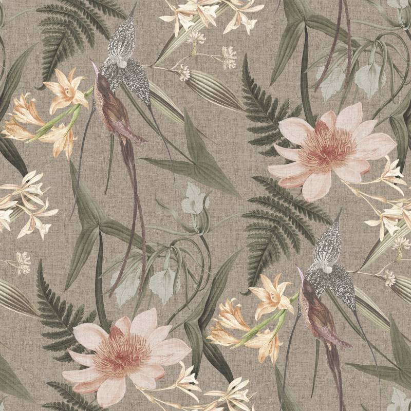 Superfresco Easy Vliestapete "Superfresco Easy Vliestapete PARADISE GARDEN TAUPE", botanisch, Superfresco Easy Vliestapete PARADISE GARDEN TAUPE von Superfresco Easy