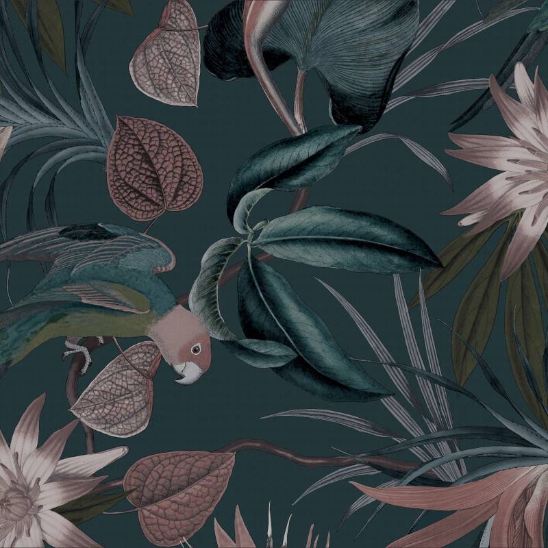 Superfresco Easy Vliestapete "Superfresco Easy Vliestapete Papagei Blau", tropisch, Superfresco Easy Vliestapete PARROT Blau von Superfresco Easy
