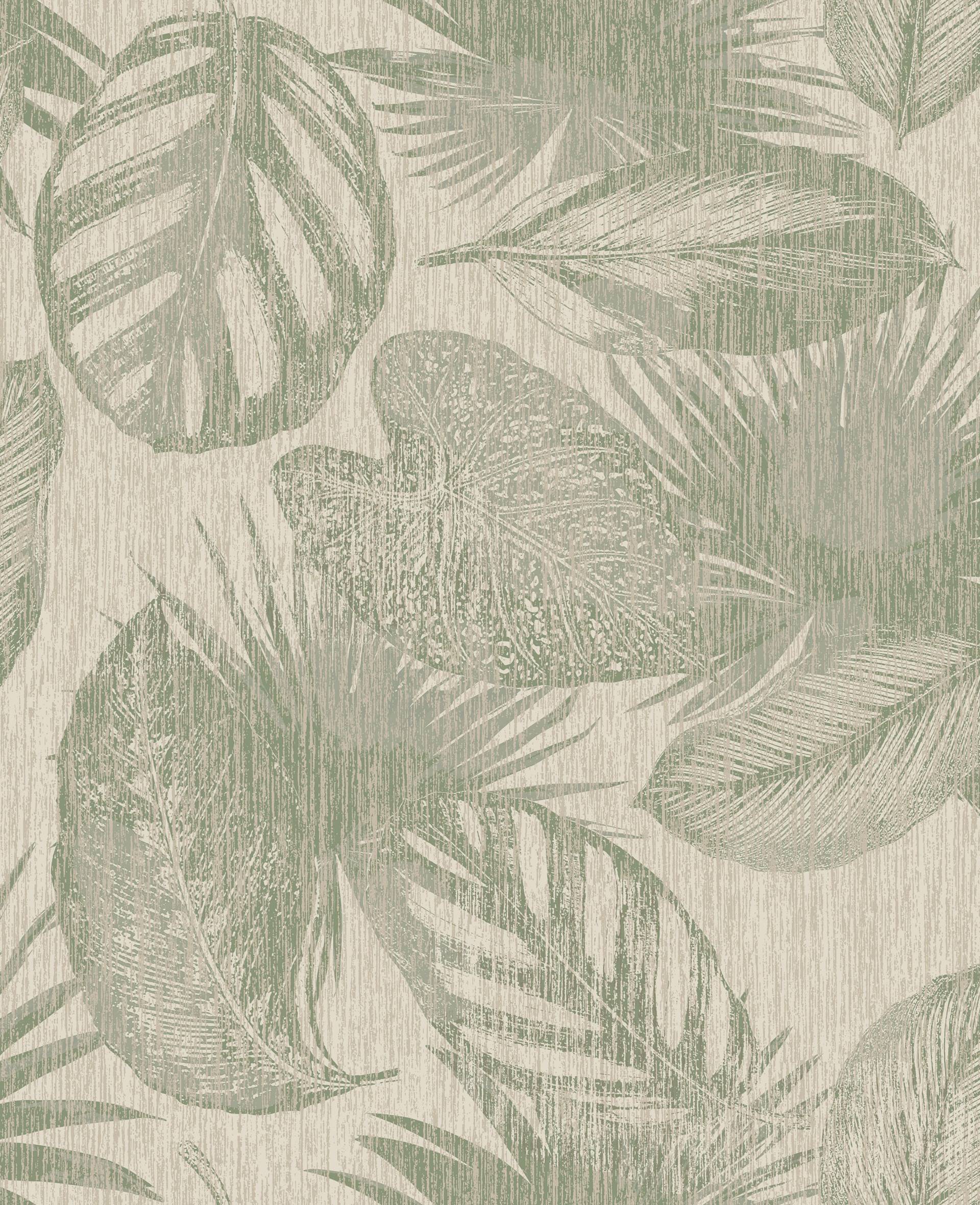 Superfresco Easy Vliestapete "Urban Natur Grun" Motiv texturiert floral von Superfresco Easy