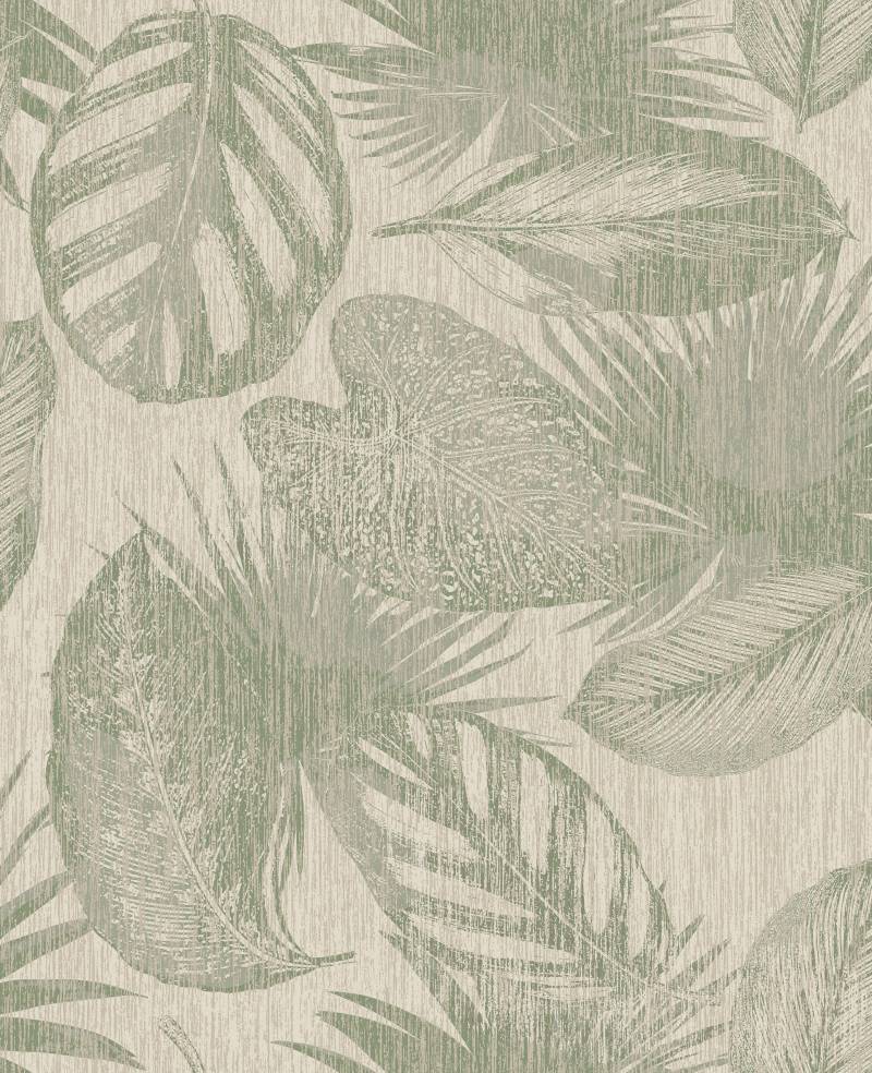 Superfresco Easy Vliestapete "Urban Natur Grun" Motiv texturiert floral von Superfresco Easy