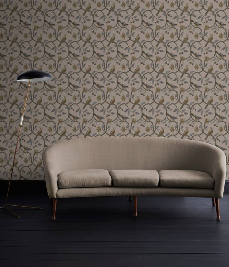 Superfresco Easy Vliestapete "Vogel" neutral geprägt 10mx52cm (ca. 5m2) von Superfresco Easy