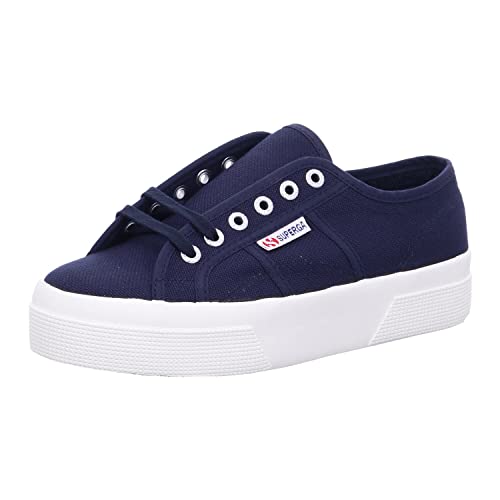 Superga Unisex 2740 Platform Oxford-Schuh, Navy Favorio, 37 EU von Superga