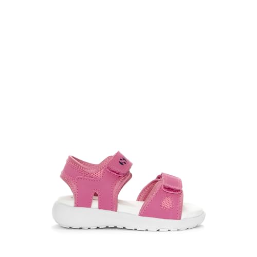 SUPERGA 3999 Kids Faux Nubuk Mesh Sneaker, Pink Fuchsia White, 26 EU von Superga