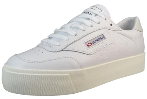 Superga Damen Low Sneaker 3854 Court Platfrom S4123TW Weiß, Groesse:38 EU von Superga