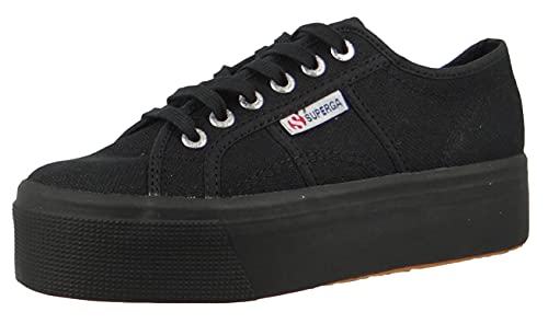 SUPERGA Schwarze Schuhe, Schwarz , 37 EU von Superga