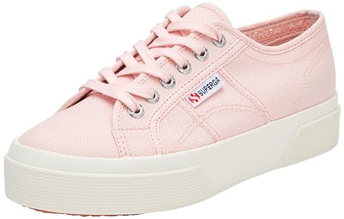 SUPERGA Unisex 2740 Platform Oxford-Schuh, Pink Ish F Elfenbein, 37 EU von Superga