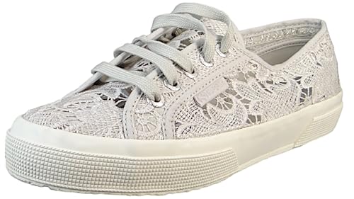 SUPERGA Unisex 2750 Macrame Oxford-Schuh, Grau Silber Favorio, 38 EU von Superga