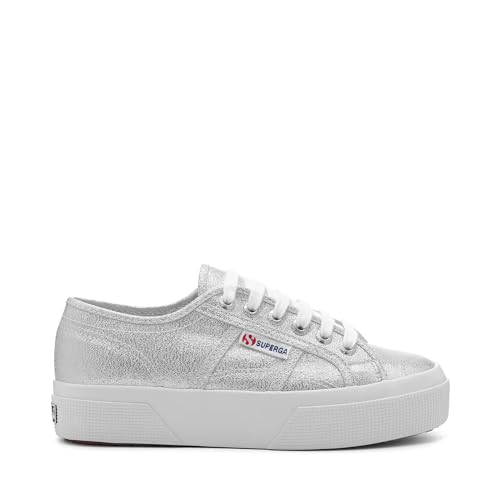 SUPERGA Unisex 2750 Panatta 3.0 Oxford-Schuh, Grau Silber, 35 EU von Superga