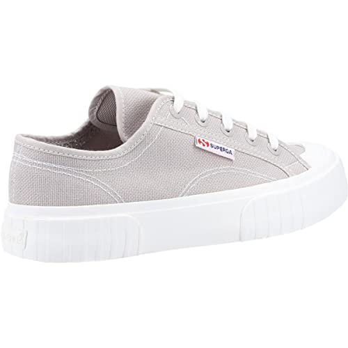 Superga 2630 Stripe Damen Canvas Sneaker Grau Colomba 5, Grau Colomba, 38 EU von Superga