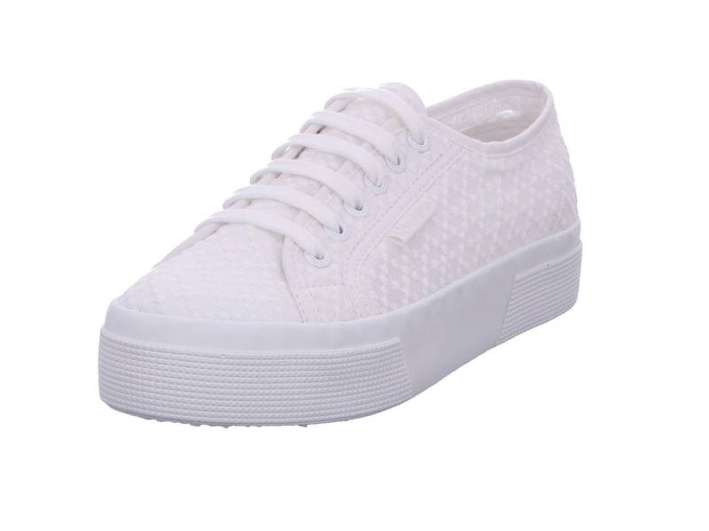 Superga 2740 Platform Macrame Rhombus Schnürschuh von Superga
