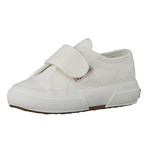 Superga 2750 Bvel, Unisex Kinder Sneakers, Weiss/901 White, 18 EU von Superga