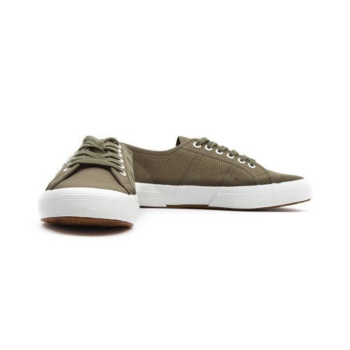 Superga 2750-COTU CLASSIC, Unisex - Erwachsene Sneaker, Grün (Sherwood Green), 43 EU (9 UK) von Superga