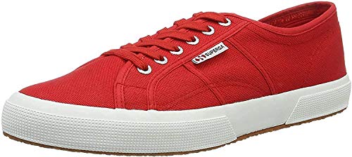 Superga Herren 2750 Cotu Classic Turnschuhe, Rot Red White, 43 EU von Superga