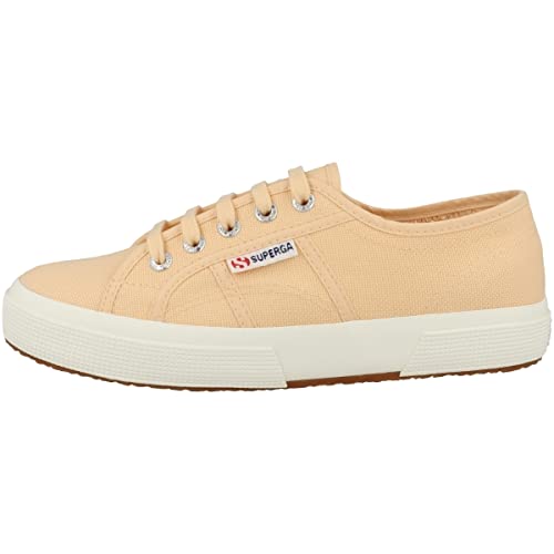 Superga 2750 Cotu Classic Damen-Sneaker, Größe 37,5, Orange Aprikose, Orange Aprikose, 4.5 UK von Superga