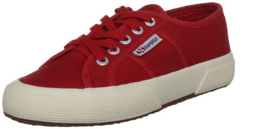 Superga 2750-jcot Classic, Unisex-Kinder Schnürhalbschuhe, Rot (Red 975), 23 EU von Superga