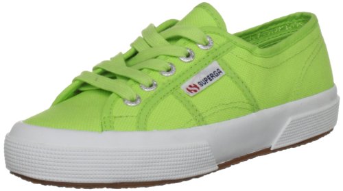 Superga 2750 JCOT Classic, Unisex-Kinder Sneaker,Grün (560 Acid Green), 34 EU von Superga