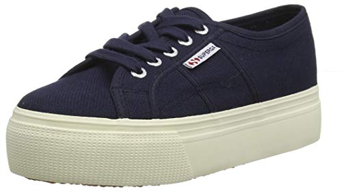 Superga 2790 Linea Updown Flatform Damen Sneaker,Blau (933) ,39 EU von Superga