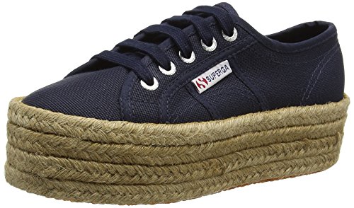 Superga 2790 COTROPEW, Damen Sneakers , Blau - Blau (Marineblau) , 40 EU ( 6.5 UK ) von Superga