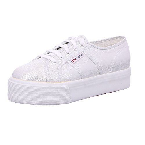 Superga Damen 2790-lamew Sneaker, Grau (Grey Silver 031), 36 EU von Superga