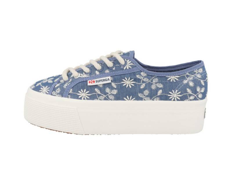 Superga 2790 Platform Sangallo Damen Sneaker Turnschuhe, Sportschuhe, Freizeitschuhe, Halbschuhe, Schnürschuhe von Superga